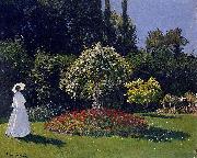 Woman in a Garden Claude Monet